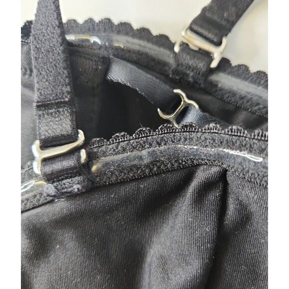 NWT Victorias Secret Black Bra / Top Unlined Bralette Top Strappy Zip Back XS - Picture 7 of 10